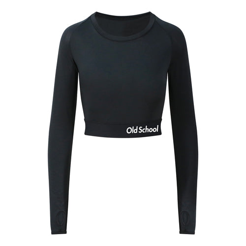 Old School Crop Top Lady