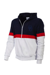 DoubleU Collezione Felpa zip cappuccio