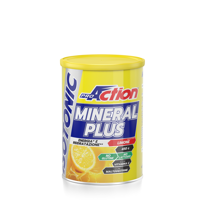 Mineral Plus : Completa reintegrazione dei liquidi e dei sali persi durante e dopo lo sforzo fisico
